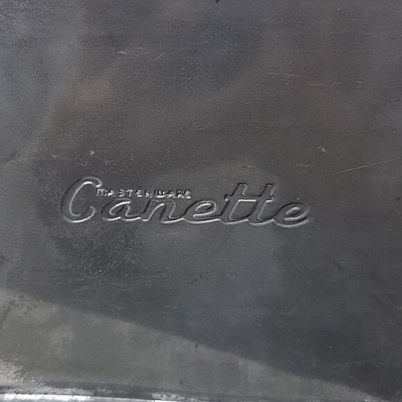 3 Lincoln Beauty Ware canisters 1 Canette canister and spoonrest - Picture 5 of 14